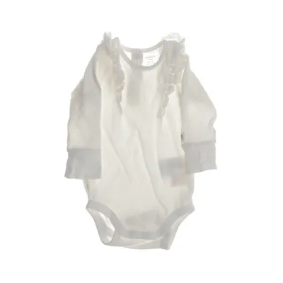 Body (Vit) från Lindex Baby Bomull, Elastan
