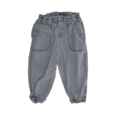 Broek (Grijs) van Zara Katoen, Polyester, Elastaan