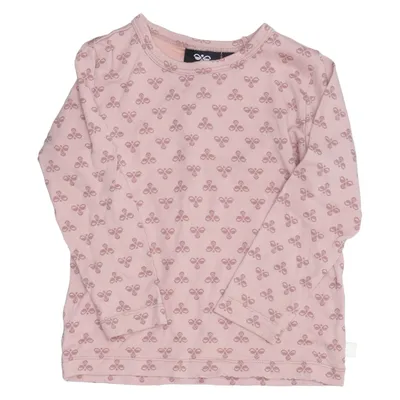 Lange mouwen shirt (Roze) van Hummel Polyamide, Viscose, Wol