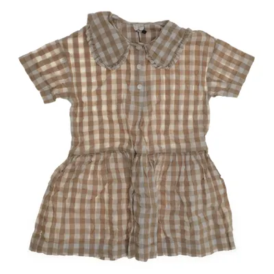 Dress (Beige, Multicolored, White) from Arket Cotton