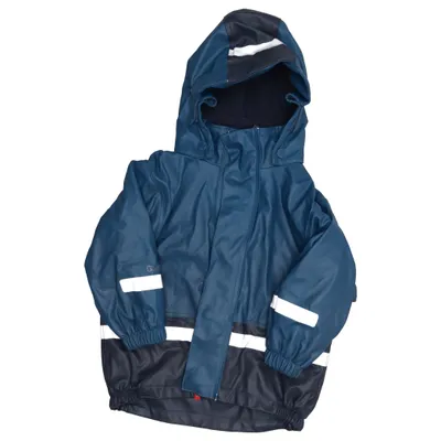 Regenjack (Blauw, Grijs) van Didriksons Polyester, Polyurethaan