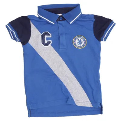 Polo shirt (Blue, Gray, Multicolored) from Chelsea Football Club Cotton, Elastane, Polyester