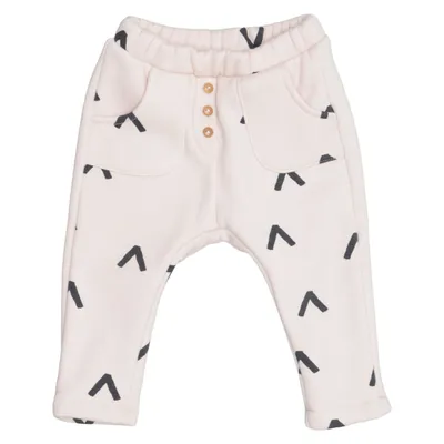Joggingbroek (Beige, Zwart) van Zara BabyGirl Katoen, Elastaan, Polyester