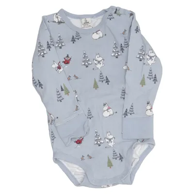 Body (Blue, Multicolored) from Moomin by Lindex Cotton, Elastane