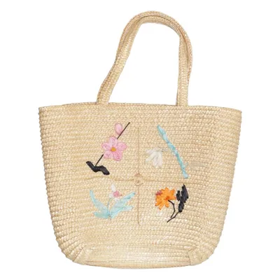 Sac de plage (Beige, Multicolore)