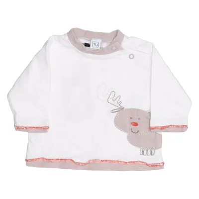 Langærmet t-shirt (Hvid) fra Tu Bomuld, Elastan