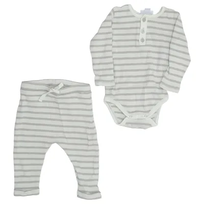 Ensemble (Gris, Blanc) de Noa Noa Miniature Coton