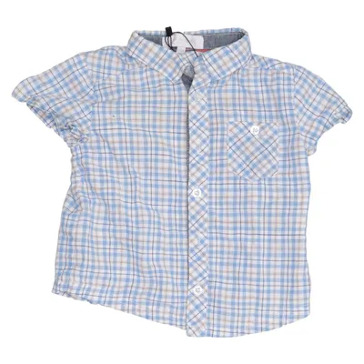 Chemise à manches courtes (Bleu, Blanc, Jaune) de Cadet Rousselle Coton