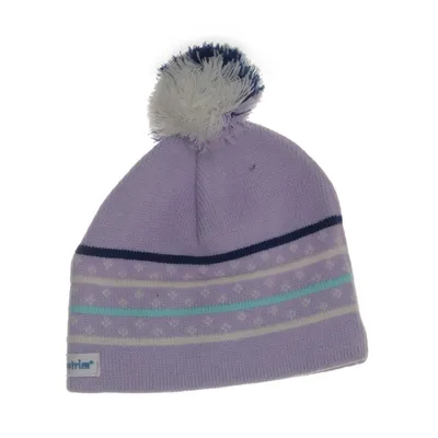 Pompon muts (Lila, Meerkleurig) van Vonnel Acryl