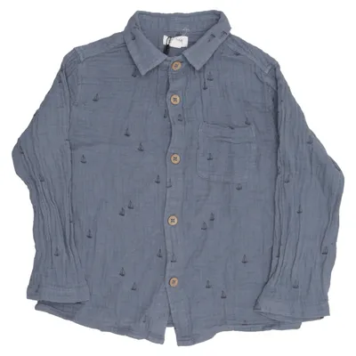 Shirt (Blauw) van Newbie by KappAhl Katoen