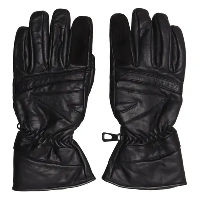 Leren handschoenen (Zwart)
