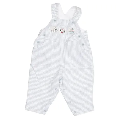 Dungarees (Blue, White) from BabyBaby H&M Cotton, Polyester
