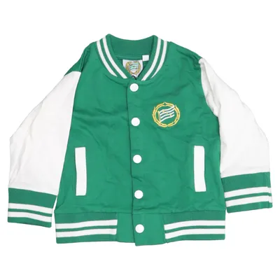 Varsity jacket (Green, White) from Hammarby IF Cotton