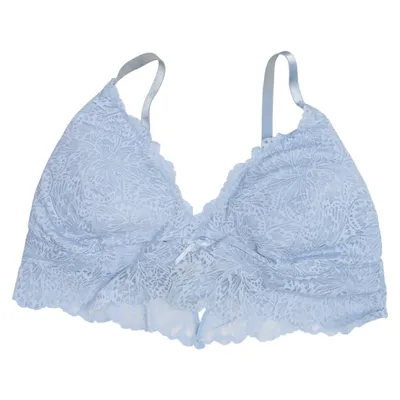 Bralette (Blauw) van Hunkemöller Katoen, Elastaan, Polyamide