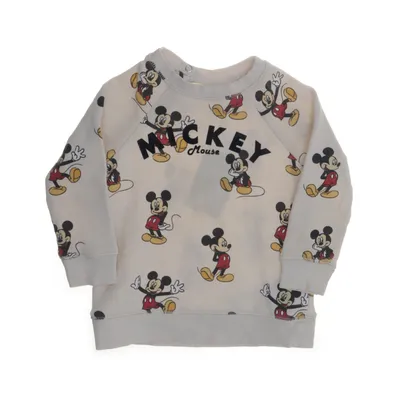 Collegetröja (Vit, Flerfärgad) från H&M x Disney Bomull, Polyester, Elastan