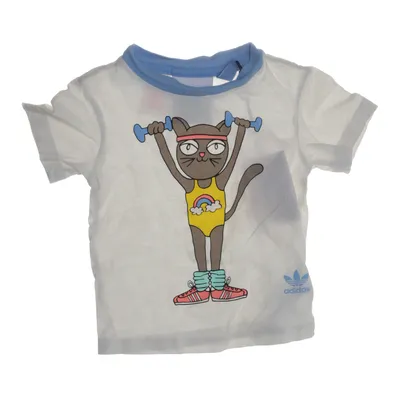 T-shirt (Vit, Flerfärgad) från Adidas Mini Rodini Ekologisk bomull