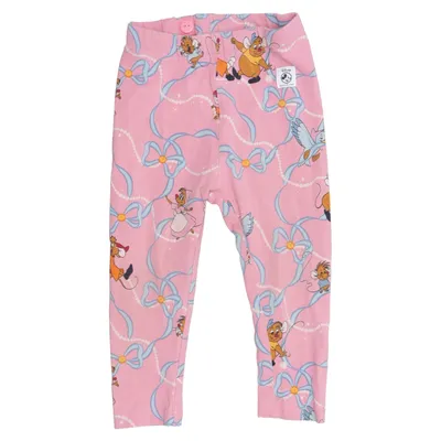 Leggings (Pink, Multicolored) from Disney x Polarn O. Pyret Elastane, Organic cotton