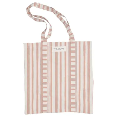 Canvas bag (Beige, Pink) from Octobre Éditions