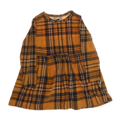 Dress (Orange, Black) from Mini Rodini Cotton, Elastane