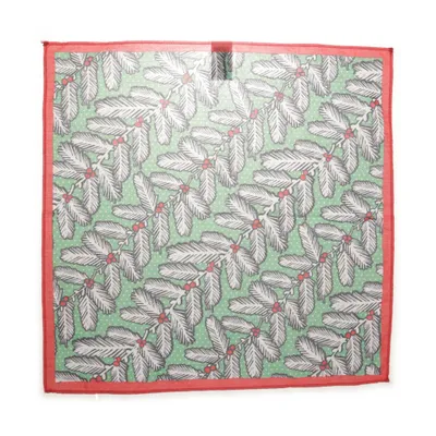 Handkerchief (Green, Red, White) from Lush Recycled polyester