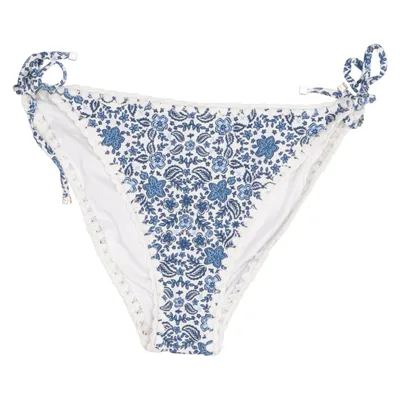 Bikiniunderdel (Blå, Vit) från By Malina Elastan, Polyamid, Återvunnen polyester