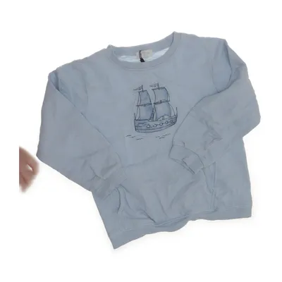 Collegetröja (Blå, Flerfärgad) från Newbie by KappAhl Bomull