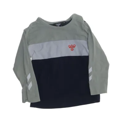 Långärmad t-shirt (Blå, Vit, Grön) från Hummel Bomull, Elastan