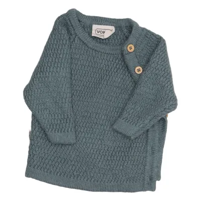Pull-over (Vert) de Voksi Laine de mouton