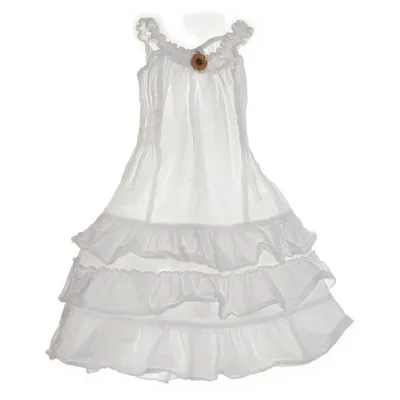 Dress (White) from Tumi Cotton