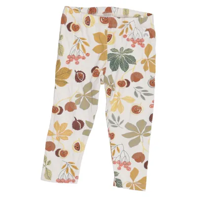 Leggings (Beige, Flerfarvet) fra Lindex Baby Bomuld, Elastan