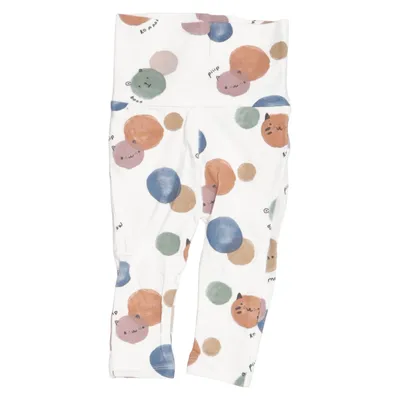 Legging (Blanc, Multicolore) de Cubus Mini Élasthane, Coton biologique