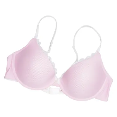 Bra (Pink, White) from Lingerie Elastane, Polyamide