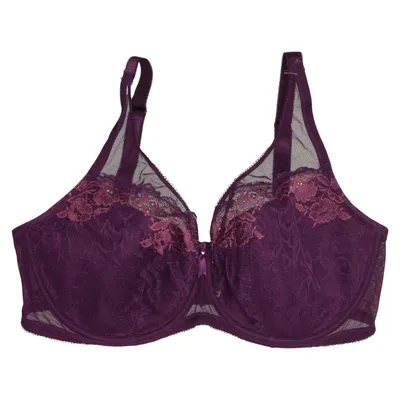 Bra (Purple) from Charade Elastane, Polyamide, Polyester