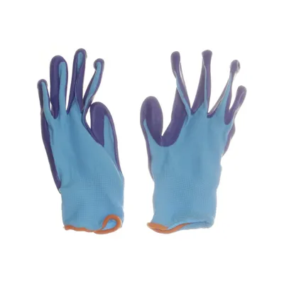 Trädgårdshandskar (Blå, Lila, Orange) från Powertec