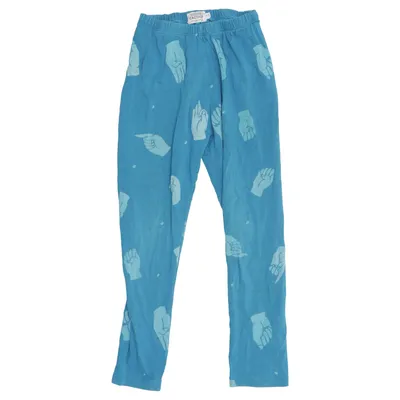 Leggings (Blue) from Cactico Cotton, Elastane