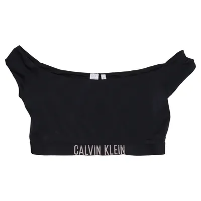 Bikini top (Zwart) van Calvin Klein Swimwear Elastaan, Polyester