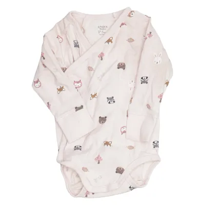 Body (Beige) de Lindex Newborn Coton, Élasthane