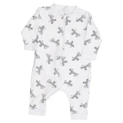 Barboteuse (Blanc, Gris) de Basic You Coton biologique
