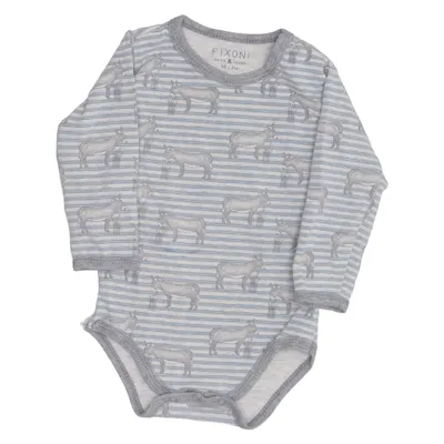 Body (Gray, Blue) from Fixoni Cotton, Elastane