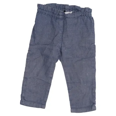 Hose (Blau) von Bonpoint Baumwolle, Elasthan, Leinen