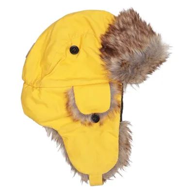 Trapper hat (Yellow, Brown) from Kuling Polyamide, Polyester