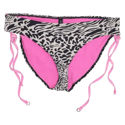 Bikiniunterteil (Pink, Schwarz, Beige) von Britney Spears Elasthan, Polyamid