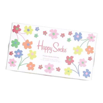 Strømper (Flower Socks Gift Set) fra Happy Socks Bomuld, Elastan, Polyamid