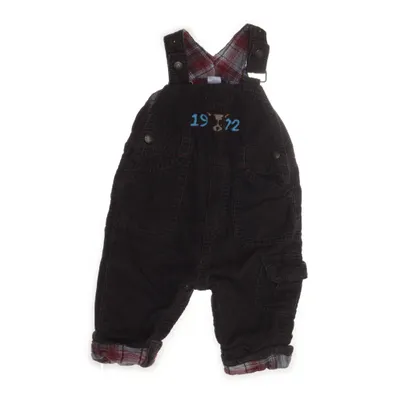 Tuinbroek (Grijs, Rood, Meerkleurig) van Baby Club Katoen