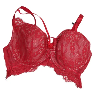 Bra (Red) from Hunkemöller Elastane, Polyamide, Polyester