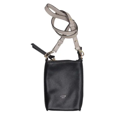 Mobile bag (Black, Beige) from Lycke Oslo