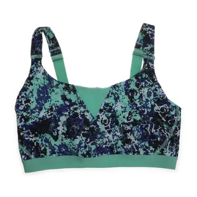 Sports-BH (Turkis, Flerfarvet) fra Crivit Polyester