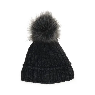 Bobble hat (Gray) from Achti Acrylic, Polyamide, Wool