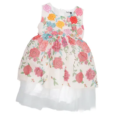 Jurk (Roze, Rood, Groen, Meerkleurig) van Mini Mini Polyester