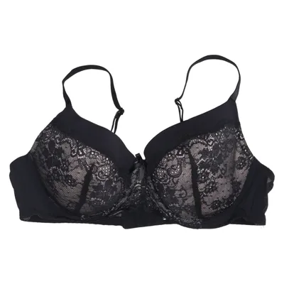 Bra (Black, Beige) from Mariemeili Elastane, Polyamide